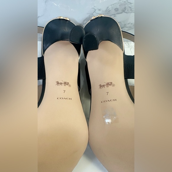 Coach Rori Leather Sandal – Black – Size 7B – NIB - Picture 7 of 14